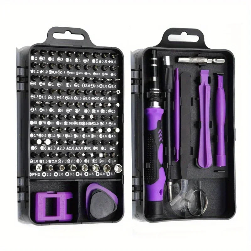 115-in-1 Mini Precision Screwdriver Set for Car Computer PC Mobile Phone and Device Repair Insulated Hand Home Tools