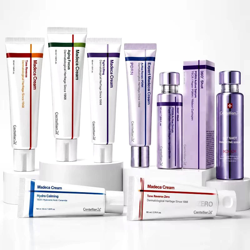 New Skincare Product Madeca PDRN Collagen Firming Essence Glowing Eye Patch Time Reverse Tight Lifting Hydration Face Cream 50ml