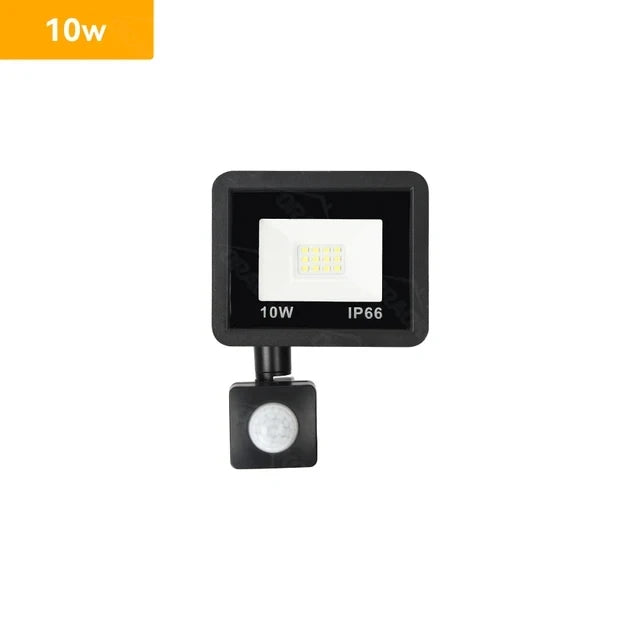 Led Spotlight With Motion Detector Outside Waterproof 220V 10W 20W 30W 50W 100W Street Ice Lamp Led Projector Lighting Focus