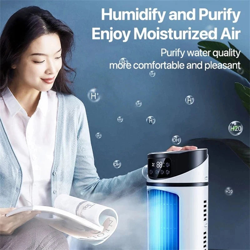 USB Portable Mini Air Conditioner Water Cooling Air Cooler Fan For Home Office
