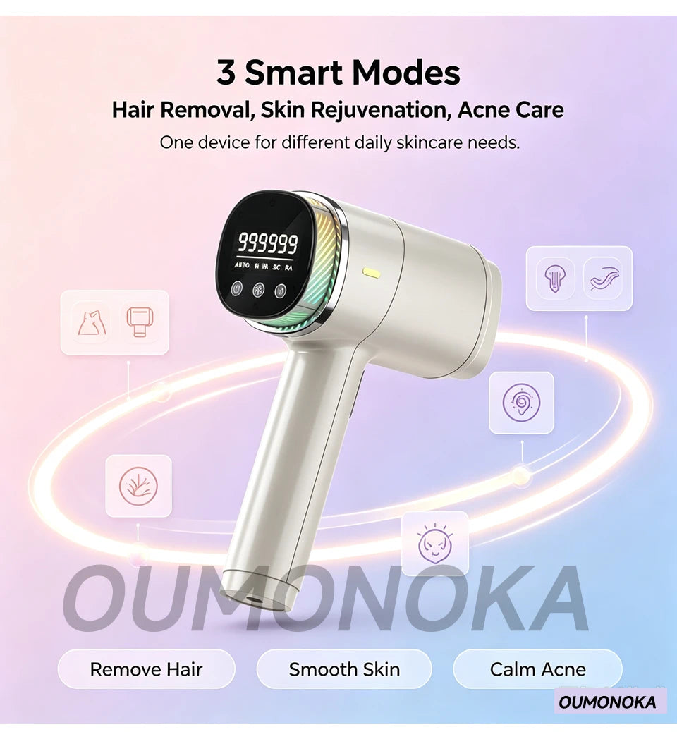 Electric IPL Permanent Laser Hair Removal Epilator for Women Facial Shaver Makeup Machine Men's Hair Cutting Tool