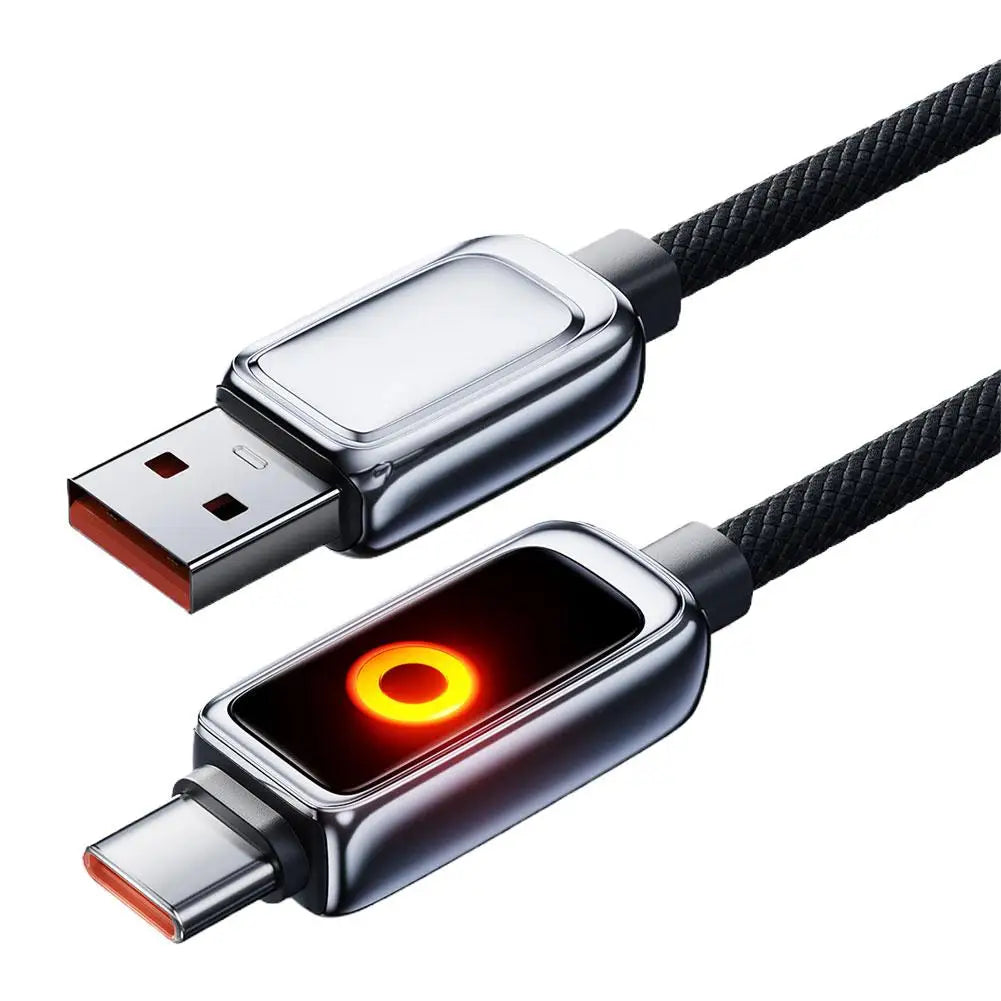 PD 100W USB C Cable 2M Super Fast Charge Self Automatic Power Off Usb A Or Type C To C Cable For iPhone 18 17 16 Xiaomi Sumsang