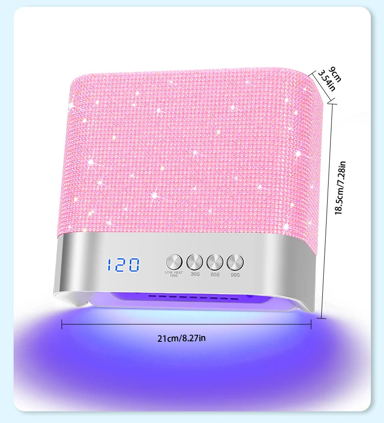 DianaBeauty 168W UV LED Nail Lamp Professional 36LEDS Nail Dryer With 4 Timer Settings UV Cabin Manicure Light For Nails Salon
