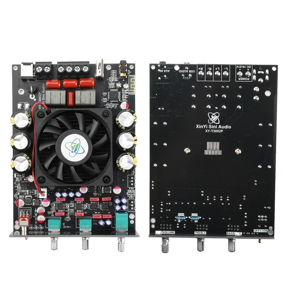 Upgraded 300W * 2 Bluetooth Digital Amplifier Board Module With High Low Frequency Adjustment TPA3255 Supporting APP XY-T3002P