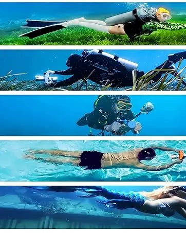 Camolech Electric Underwater Scooter 500W 40M Free Diving Snorkeling Sea Scooter Brushless Motor 60mins
