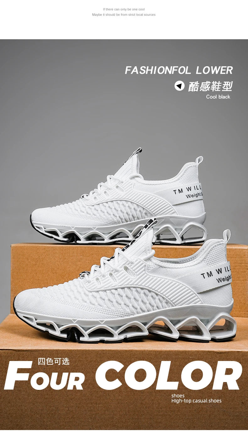 Men's Breathable Casual Sneakers Luxury Fashion Running Trainer Unisex Comfortable Wear Tenis Race Shoes