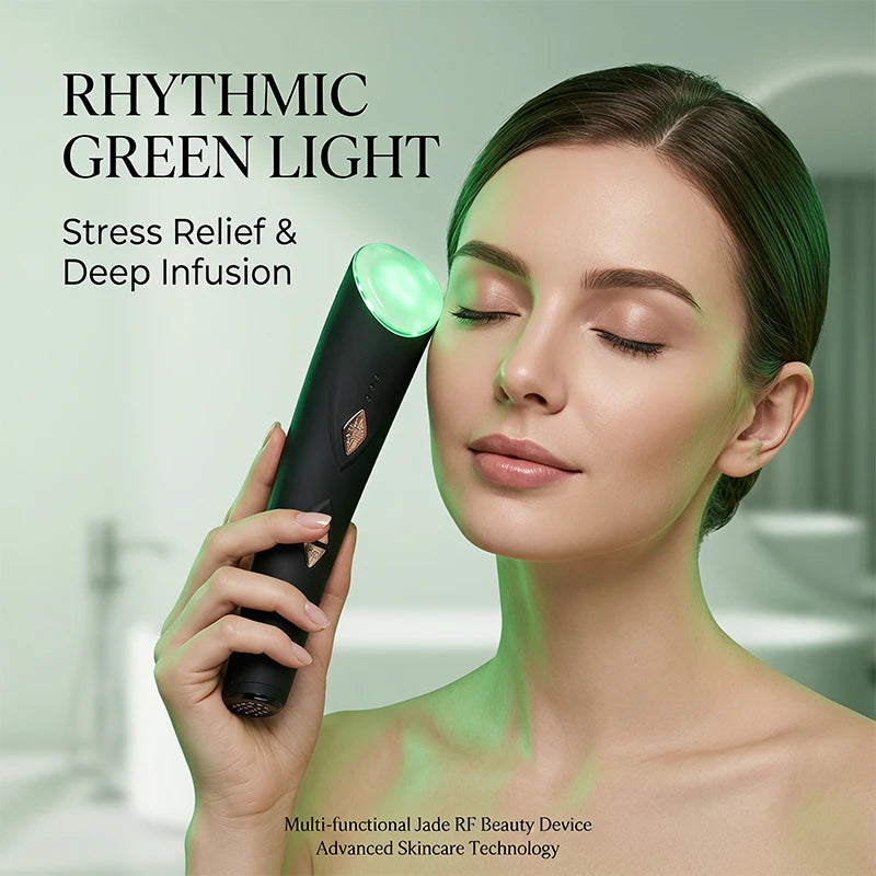Lesen beauty Multifunction Skin care Device Pro Hot Compress Skin Care LED Light Therapy EMS Face Lifting Beauty Massager beauty