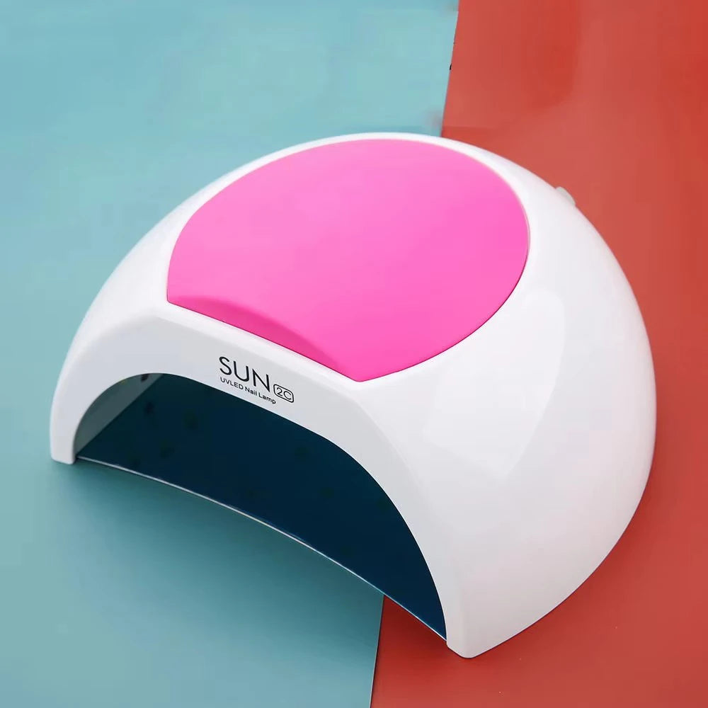 YIKOOLIN SUN2C 48W UV Nail Lamp Gel Polish Dryer LED Manicure Pedicure Light Nail Art Machine for Salon Use