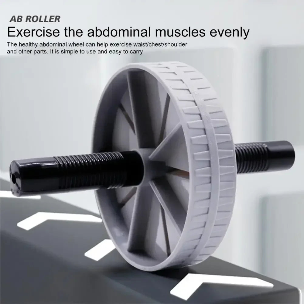 Workout AB Roller Wheel Non-slip Abdominal Roller No Noise Abdominal Trainer Abdominal Exerciser for Home Gym Strength Workouts