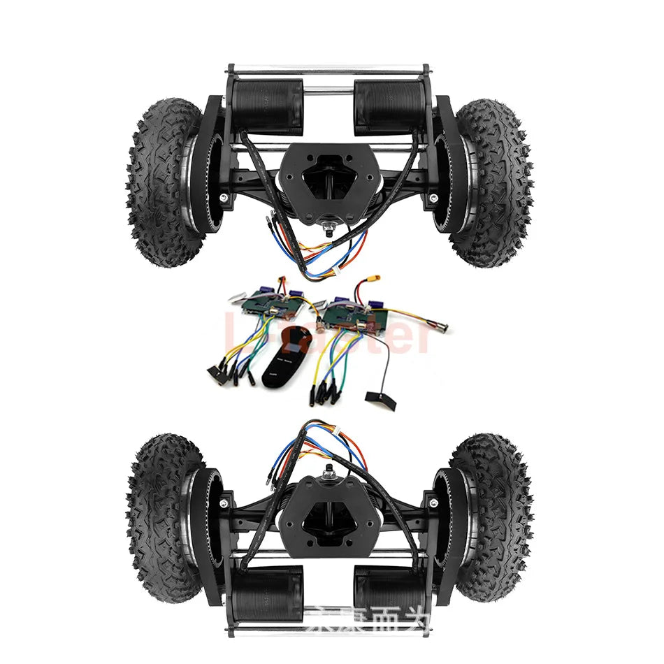 4WD Electric Skateboard Skateboard Belt Drive Frame Longboard Mountain Board 11 Inch Bracket