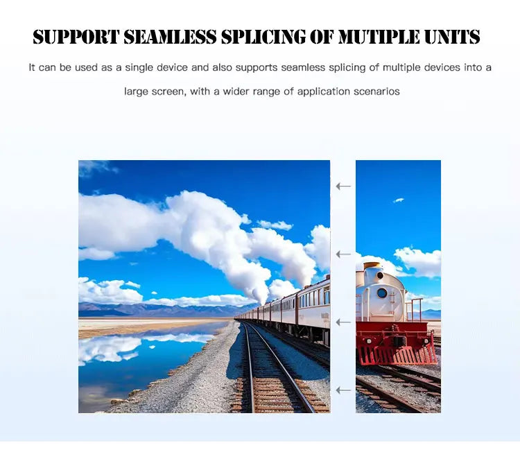 Floor-to-ceiling large poster display P1.53P1.86P2P2.5P3 digital signage, portable indoor LED display