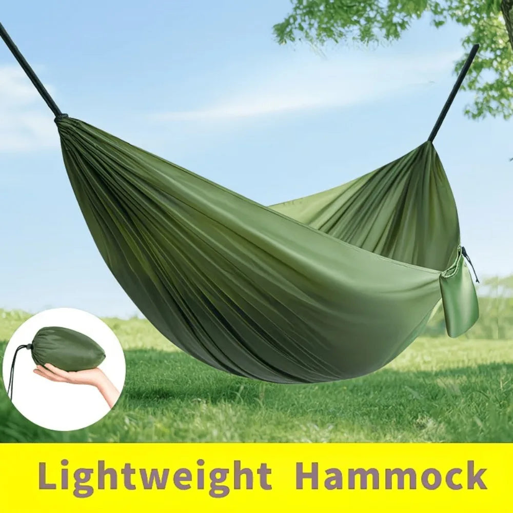 Camping Hammock Portable Lightweight Hammock with Storage Bag & Ropes for Backpacking Hiking Travel Outdoor Camping Gear