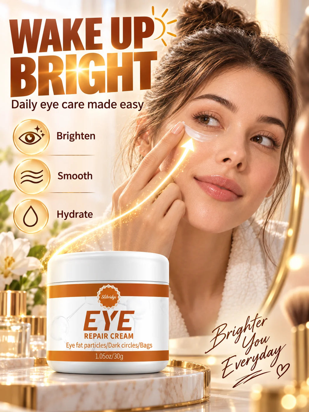 Eye Serum Set Promotes Firming Reduces Eye Bags Lightens Dark Circles Smoothes Fine Lines Care for Men Women