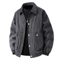 Men Jacket Cotton Coats Autumn Oversize 6XL 7XL 8XL Plus Size Motorcycle Button Camping Street Casual Busines Workwear Softshell