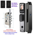 Face Recognition Unlock Digital Door Lock With FIngerprint Password Unlock Keyless Electronic Door Lock