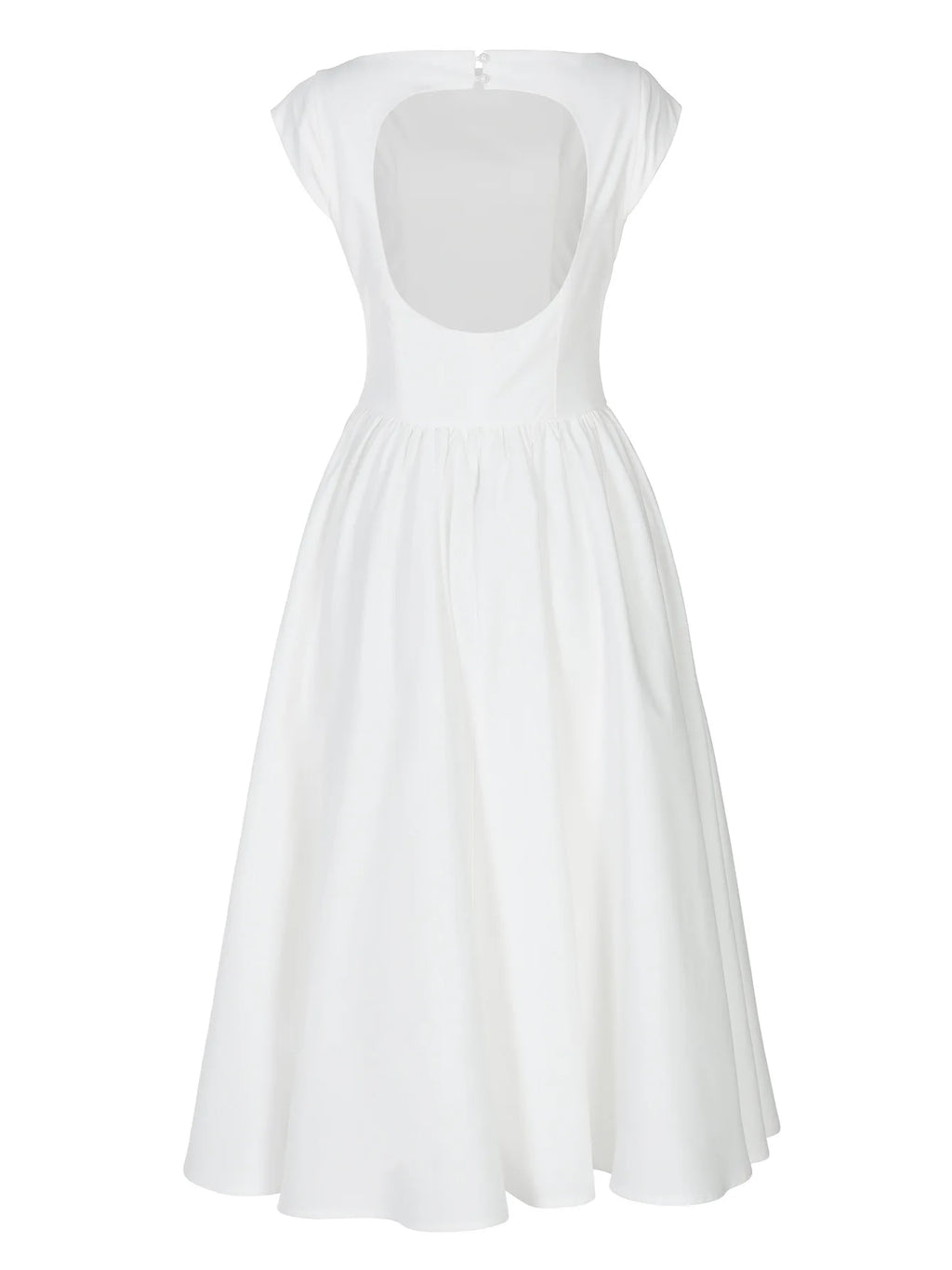 Elegant Socialite Solid Color Sleeveless Long Dresses Simple All-match Backless Temperament A-line Dress Fashion Commuting Style