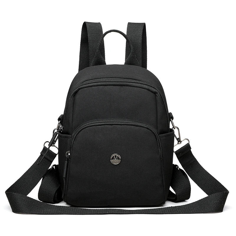 New Women Casual Travel Lightweight Small Backpack With Large Capacity Waterproof Cloth Shoulder Bag and High-end Feel for Girls