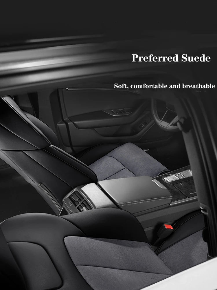 Custom Car Seat Cover For Mazda 2 3 BK CX5 CX30 6 GG CX3 6 GH CX7 Axela Hyundai Tucson Kona IX35 Auto Accessories Leather+Suede