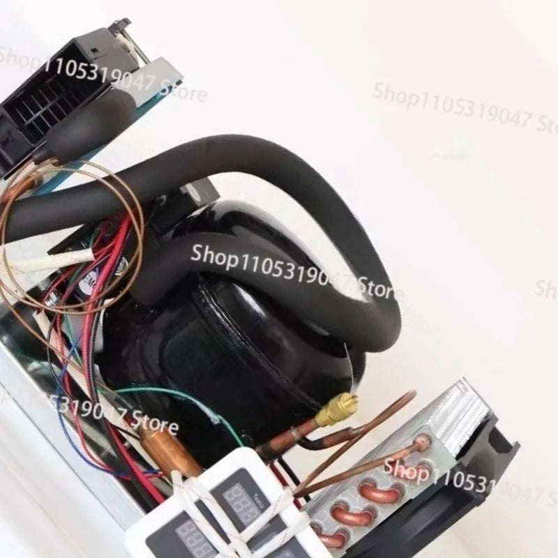 DC12V 24V Compressor Condenser BD25HC Car Refrigerator Solar Freezer Marine Refrigerator Air-cooled Refrigerator Unit