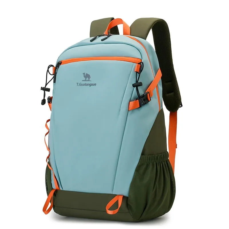 Men's Outdoor Large Capacity Backpack Travel Bag Women's Casual Hiking Bag Waterproof Lightweight Double Shoulder Bag