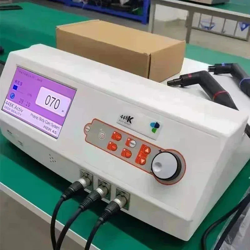 2026 new CET RET Thermal System Indiba Tecar Intelligent Diathermy Machine Physiotherapy 448khz ER45 Body Shaper