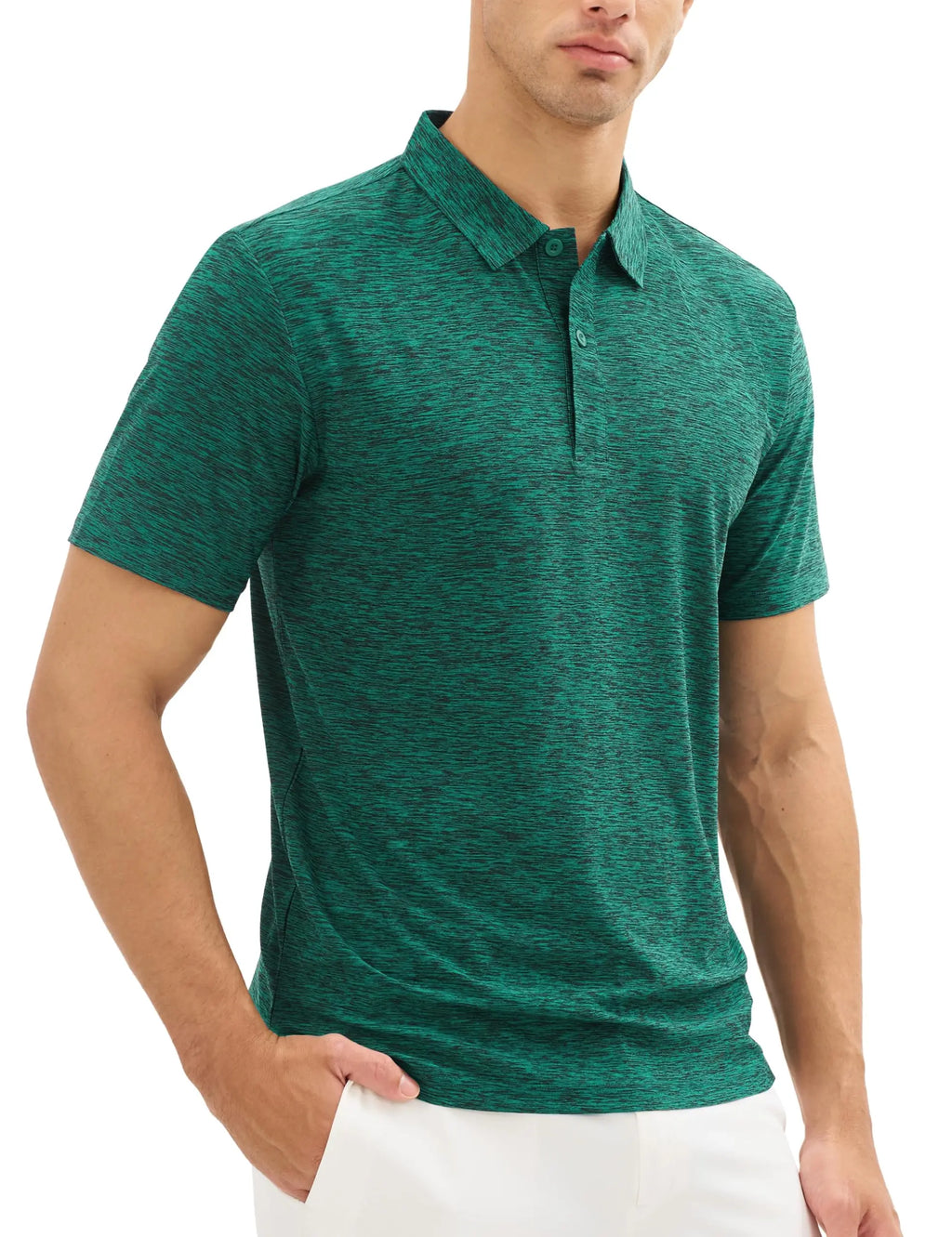 TACVASEN Mens Summer Casual Polo Lightweight Dry Fit Golf Shirts Moisture Wicking Sports Polo Shirt Workout Tees Work Shirts