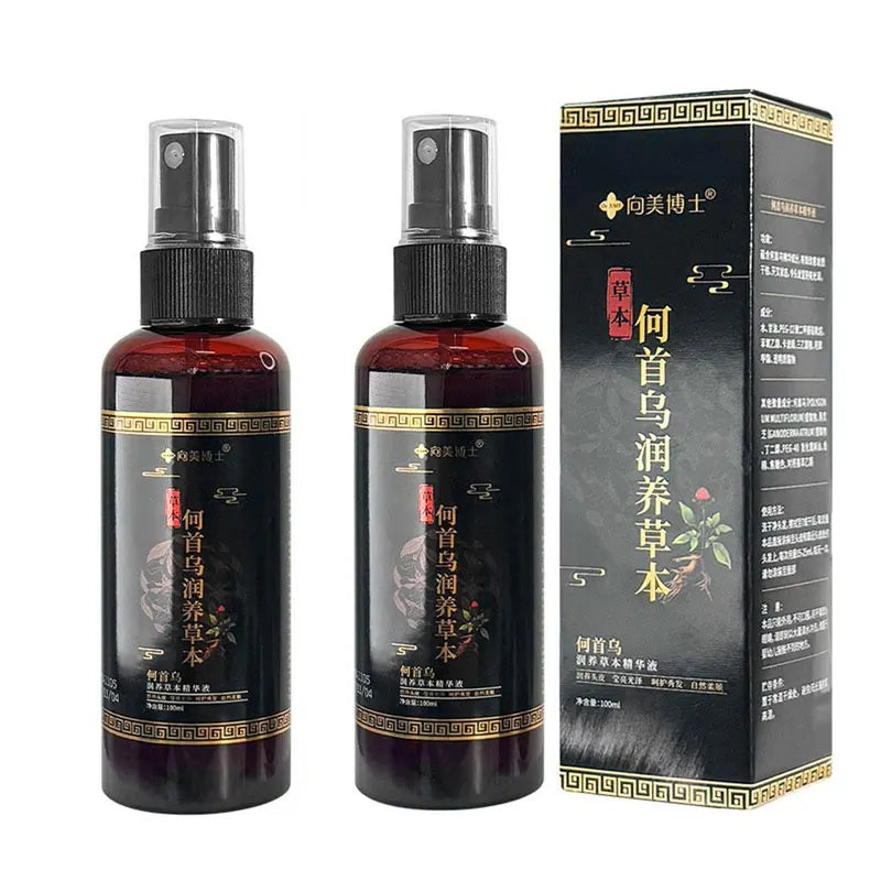 Hair Loss Solution Hair Growth Serum Spray For Men And Women,Hair Serum Polygonum Multiflori Radix, Ginger,Hair Care Essence Oil