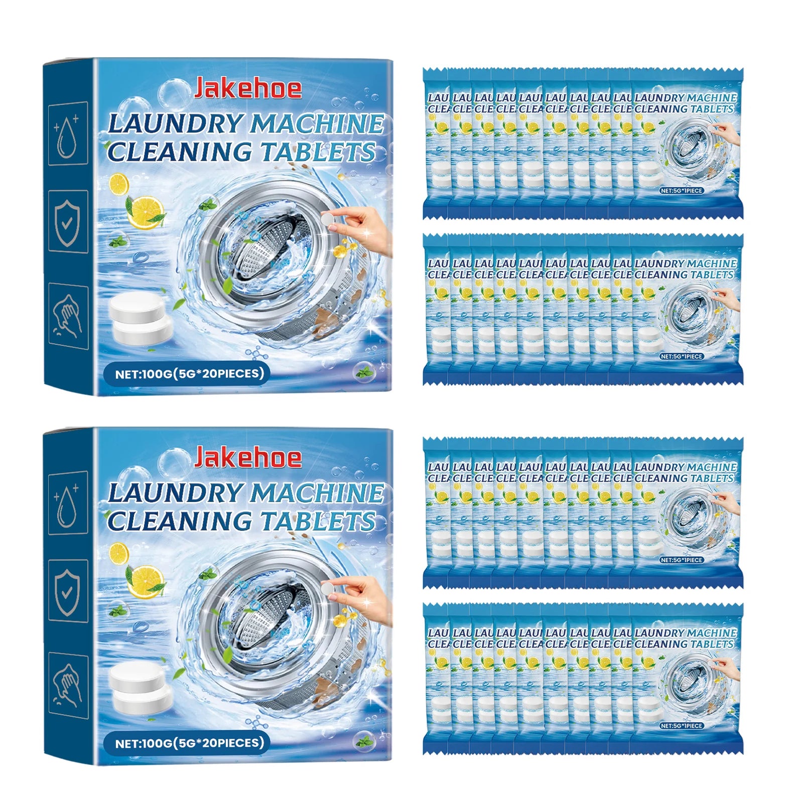 Washing Machine Cleaning Tablets Drum Laundry Sink Remove Dirt Eliminate Odors Reduce Bacterial Growth Washing Machine Cleaner