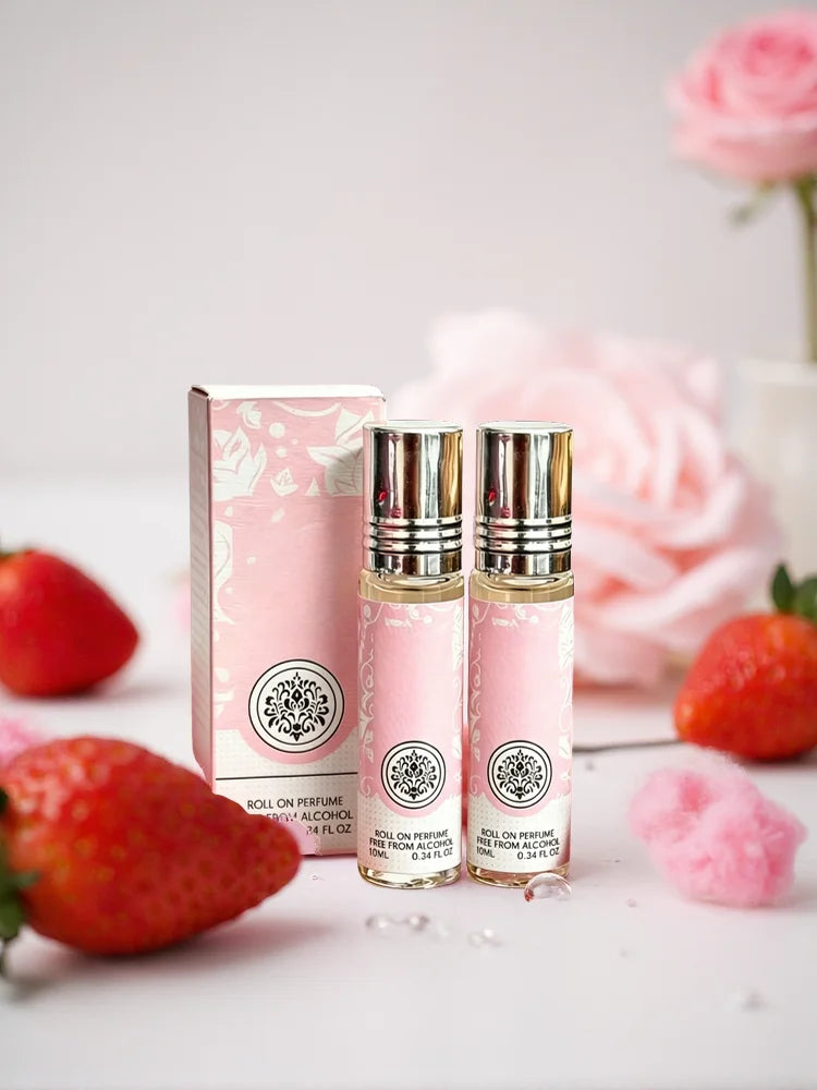 Dopamine Roll-On Body Essential Oil for Women, Portable Eau De Parfum Oil 0.34 Ounce, Liquid Form, for Makeup Dating Birthday Us