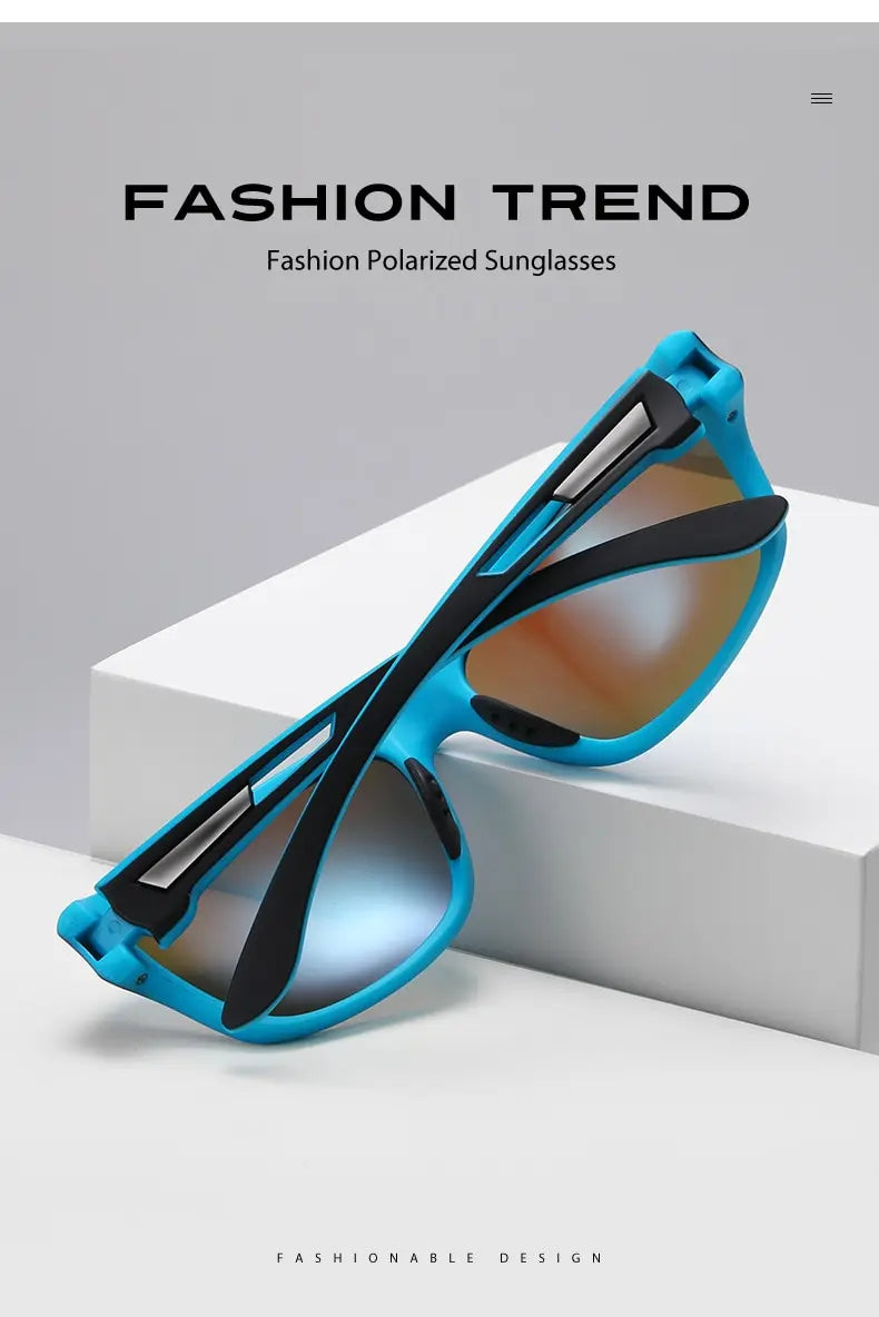 Polarized Fishing Sunglasses Men Driving Shades Male Sun Glasses Hiking Fishing Classic Sun Glasses And Anti Slip Rope