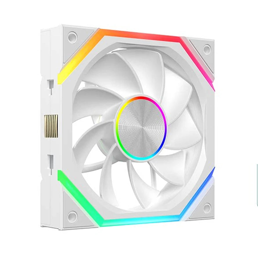 Veebyte XY 120/240/360 Building Block Wireless Splicing Fan 120mm PC Fan PWM Speed Control ARGB 12V Large Air Volume Chassis Fan