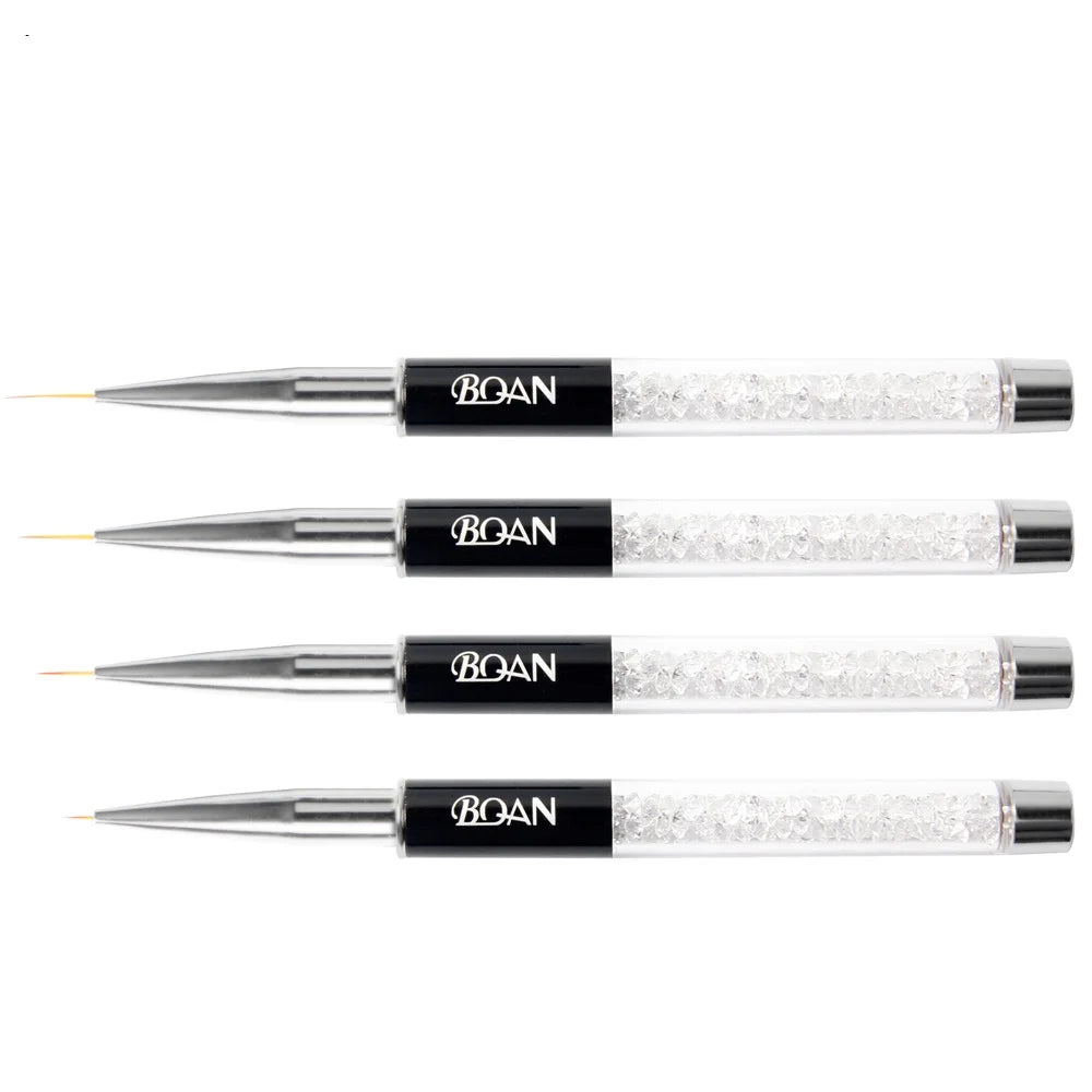 BQAN Professional 5mm/7mm/9mm Nail Brush Hand Draw Tips Drawing Line Painting Pen Tools Manicure Nail Art Brush Decoration