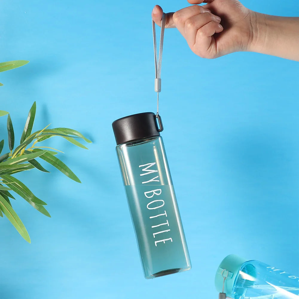 500ml Sports Water Cup Large Capacity Men Women Summer Outdoor Portable Plastic Water Bottle Coffee Juice Cup Water Bottle