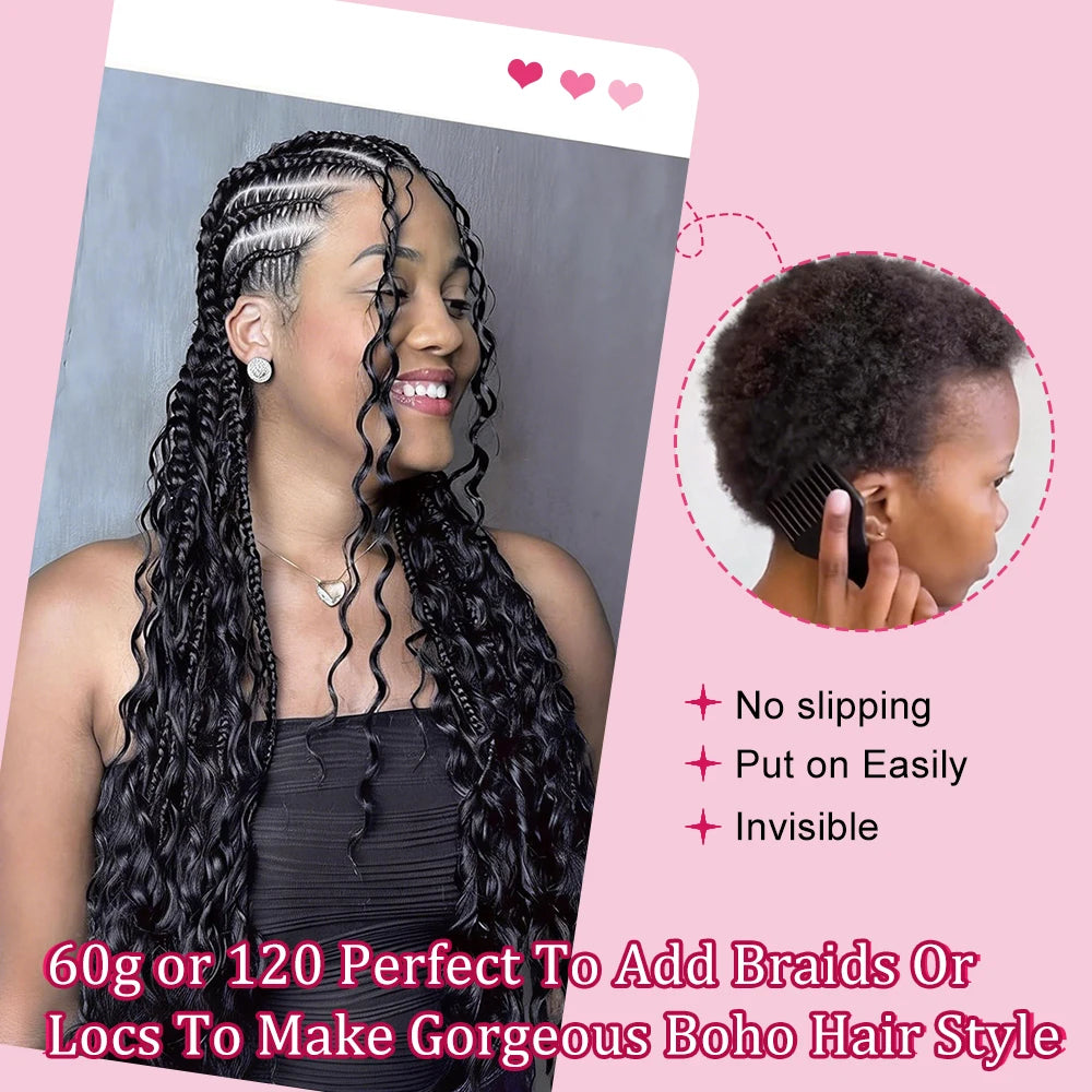 Kinky Straight Crochet Human Hair Pre Separated Knotless Reusable Feather Crochet Human Hair Bundles Burmese Curly Crochet Hair