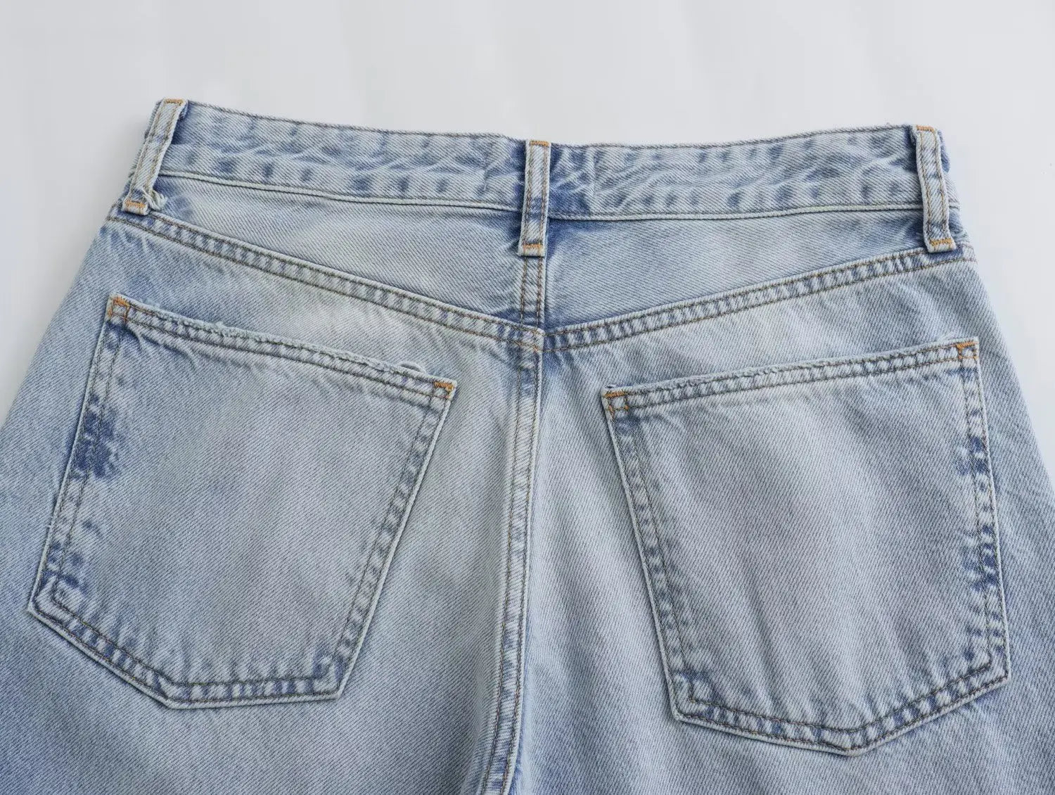 Maxdutti British fFashion Street Distressed Jeans Boyfriend Style Pants Girls Retro Loose Casual Jeans For Women Harem Denim