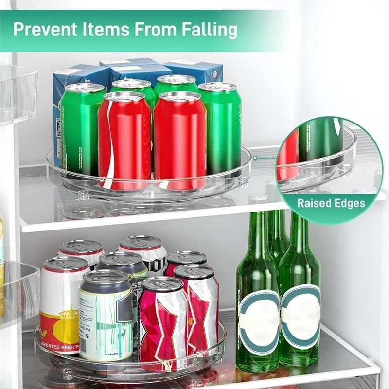 ABKJ-Non-Skid Fridge Organizer Organizer For Pantry Organizers And Storage Refrigerator