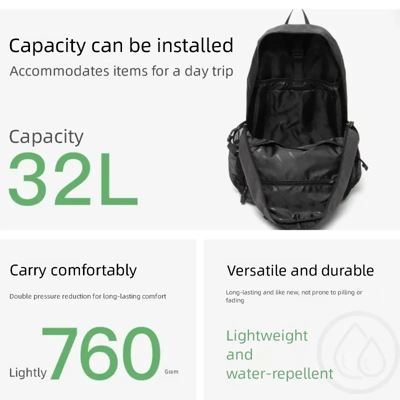 FOUVOR Large Capacity Women Travel Backpacks Waterproof Lightweight Sports Outdoor Student Laptop Bag 3033-01 3033-02 3033-05