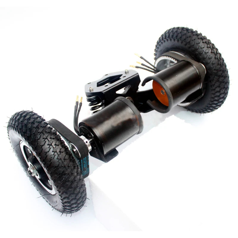 Off Road Electric Skateboard Truck Mountain Longboard 11 inch Truck Wheels Combo kiteboarding Truck Inflatable rubber tire wheel