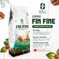 High Quality Premium Robusta Coffee Honey Processed Medium Roast Sweet Whole Bean 1kg Packaged Bag for Espresso Phin Vietnamese