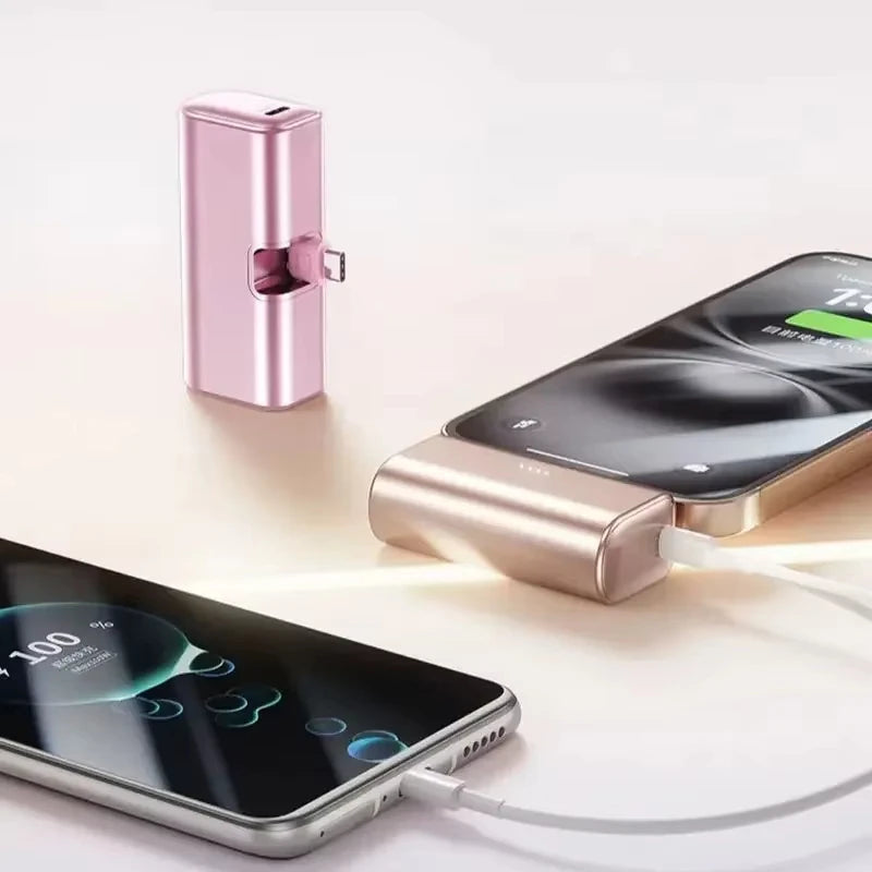 Lenovo Mini Travel Power Bank 500000mAh 225W High Speed USB C Portable Charger Compatible iPhone 16 15 Android Smartphones