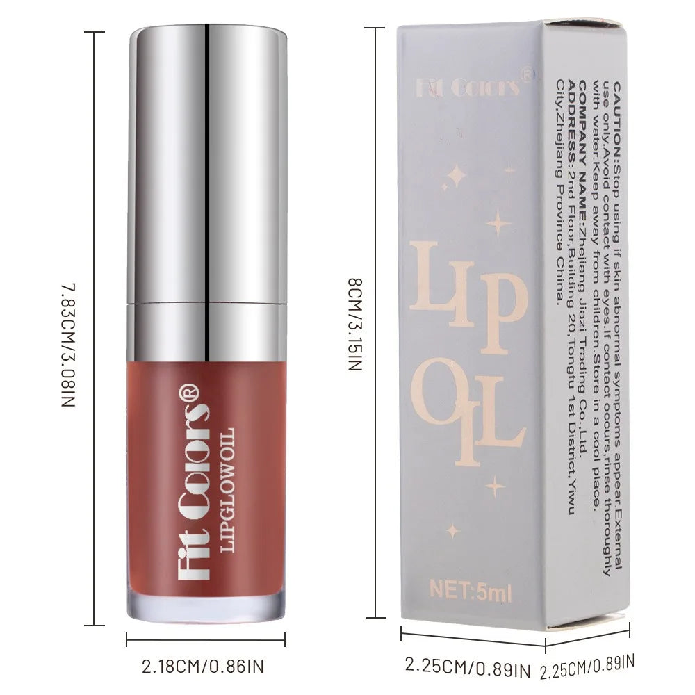 Moisturizing Mirror Effect Lip Gloss Lip Glaze 6 Colors Refreshing Non-Greasy Glossy Long-Lasting Liquid Lipstick Makeup