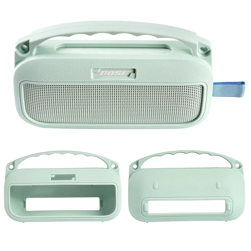 ZOPRORE Silicone Cover Case for Bose SoundLink Flex (2nd Gen) Speaker, Travel Protective Cover with Shoulder Strap and Carabiner