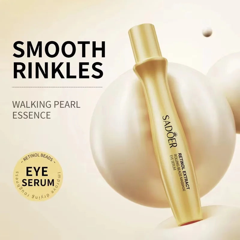 Snail Face Cream Collagen Firming Fade Fine Lines Eye Massage Roller  Reduce Wrinkles Eye Bags Korean Skin Care Product