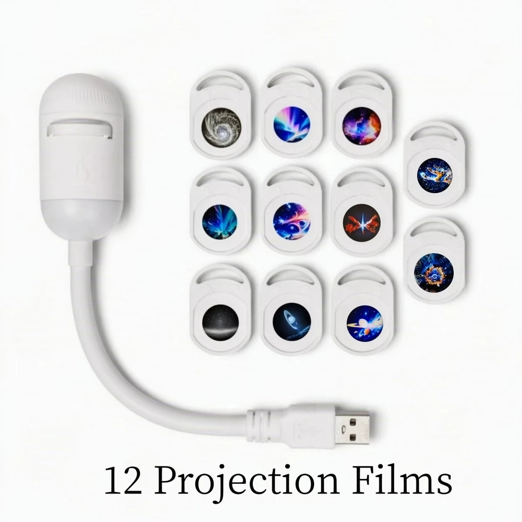 Galaxy Star Night Light Projector 2-in-1 USB Powered Bedroom Car LED Lighting Eye Protection Perfect Christmas Gift