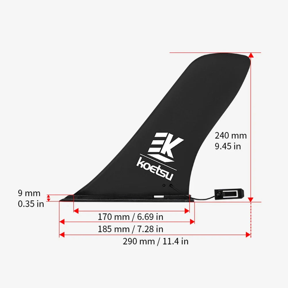Slide-in Surfboard Fin Detachable Surf Plate Stand Up Paddle Board Stabilizer Racing Fins Water Sports Surfing Board Accessory