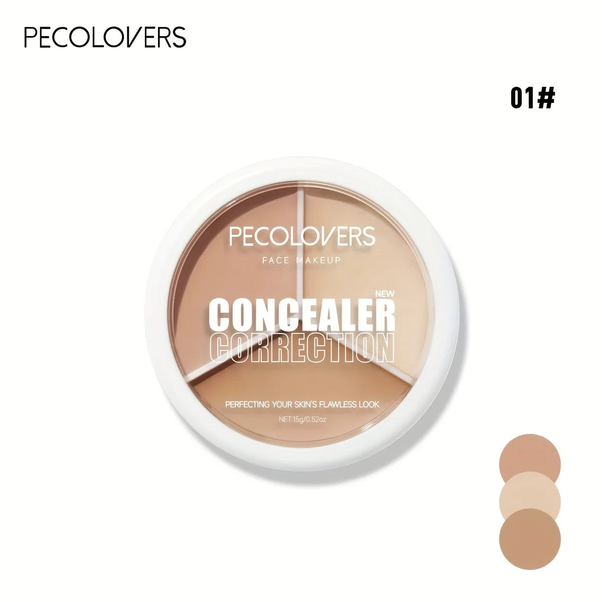 Concealer Even Skin Tone Universal Blemish Facial Makeup Concealer Palette Highly Praised 3-color Concealer Enhance Complexion