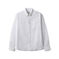 SIMWOOD 2026 Spring New Regular Fit Smart Casual Shirts Men Basic Solid Color 180gsm Oxford Fabric Shirts