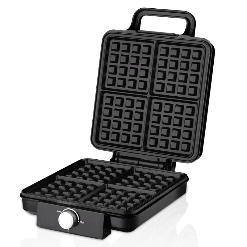 4-Slice Belgian Waffle Maker 1500W Double Heating Non-Stick Egg Cake Oven Pancake Egg Waffle Cake Machine Temperature Control