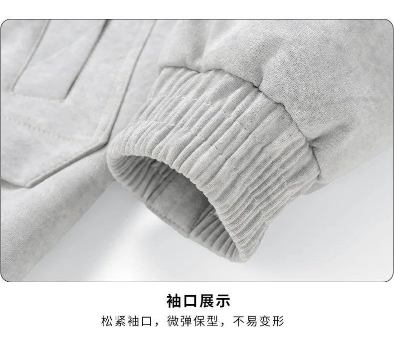 Plus Size 9XL Men Suede Jacket Zipper Oversize Coat Male Motorcycle Big Large 8XL Grey Loose Trend Korean Casual Fashion