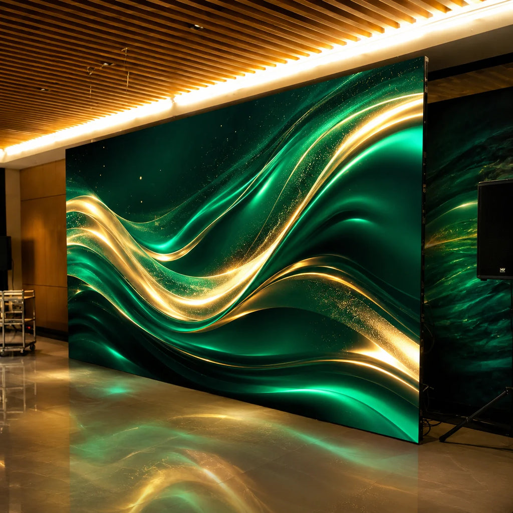 High Resolution Outdoor/Indoor P3.91 Micro Tile Led Display Screen, 500x500mm 500x1000mm for Corporate Lobby Control Room Museum